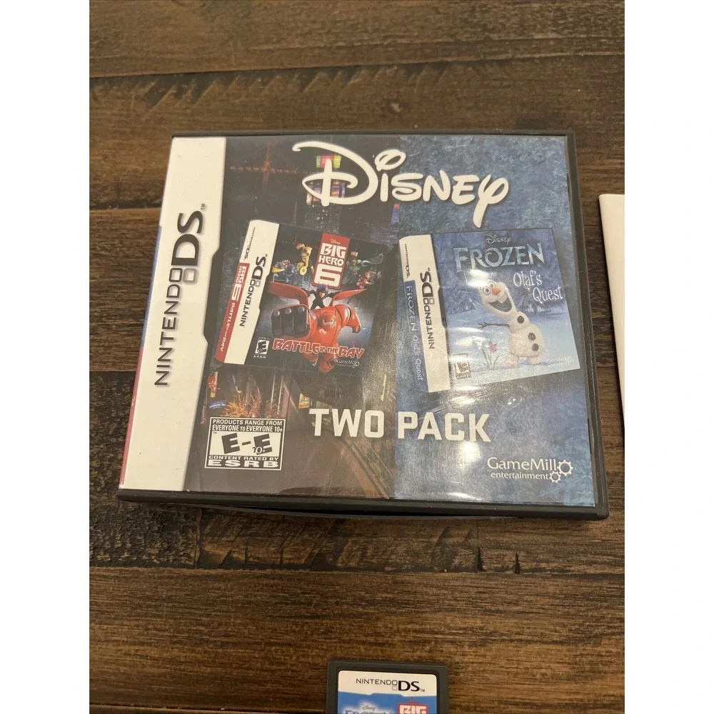 Nintendo DS Disney Big Hero 6 & And Frozen Olaf's Quest 2-Pack